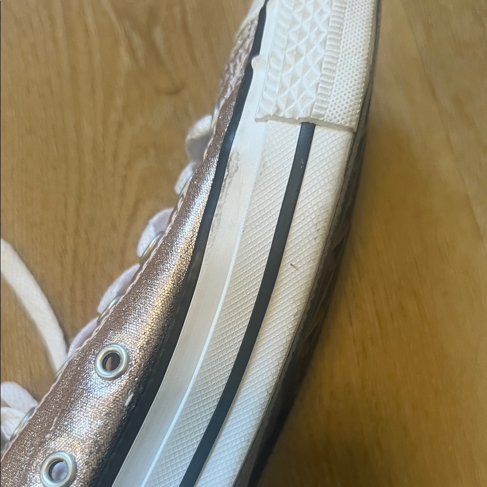Converse Metallic Pink Sneakers - Picture 3 of 15
